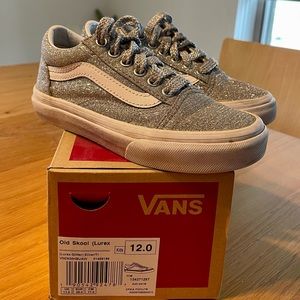 Vans Old Skool Lurex Glitter Shoes - Size 12